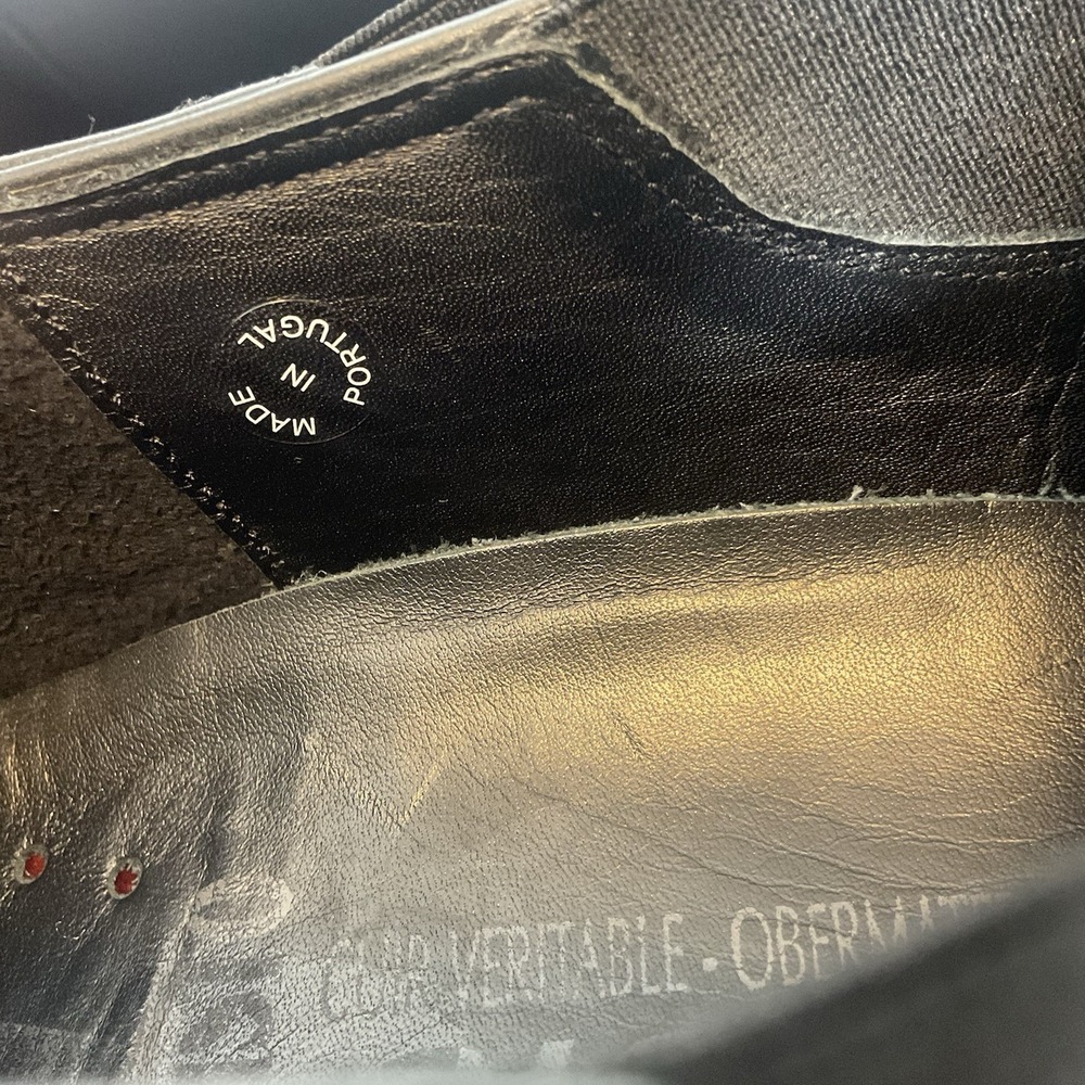 Mephisto Air Jet Loafers Shoes Mens Size 11 Black Leather Slip On Office Shoes - Picture 5 of 12